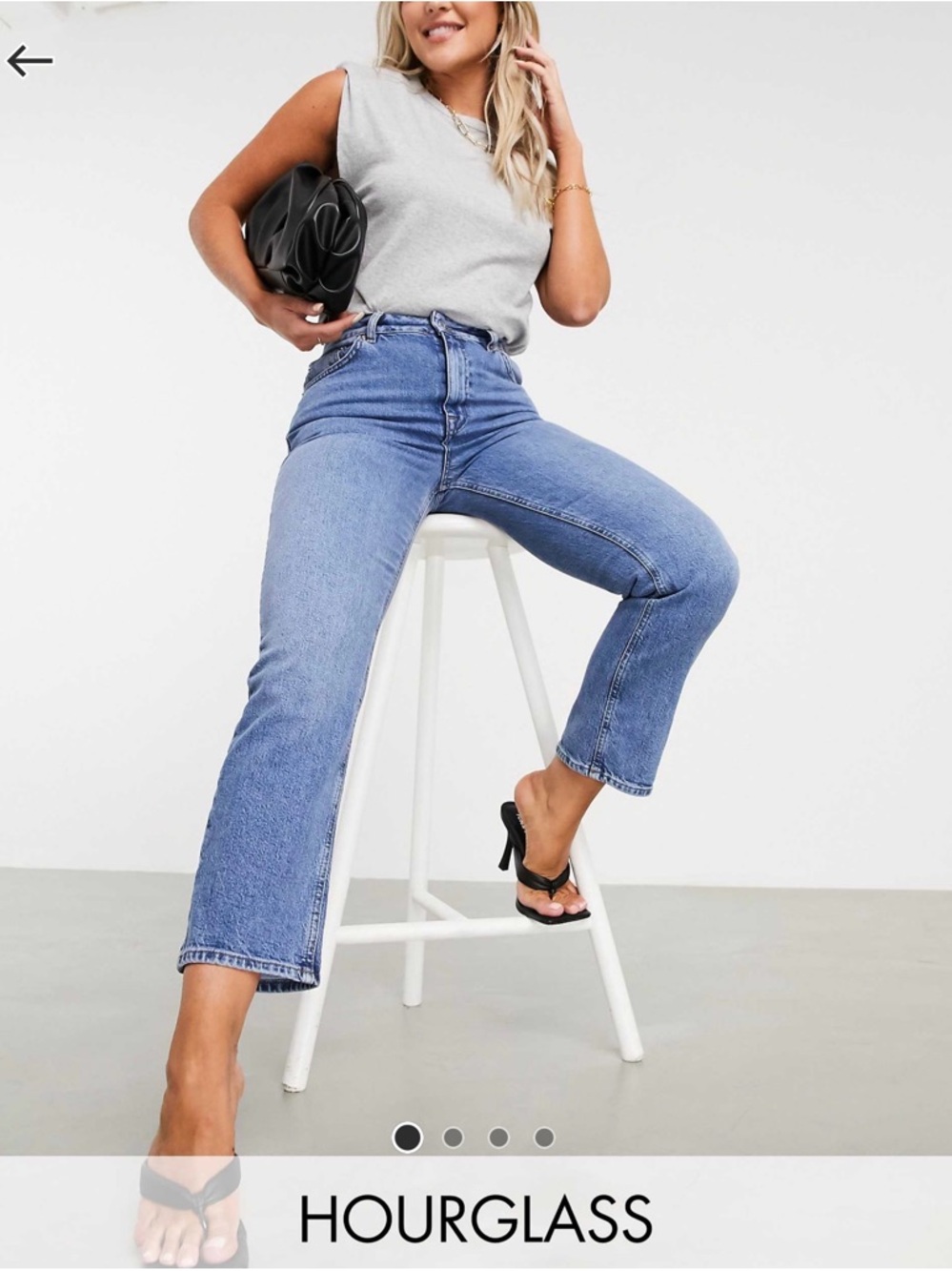 Classic High-Waist Women's Blue Jeans